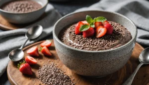 pudding chia chocolate